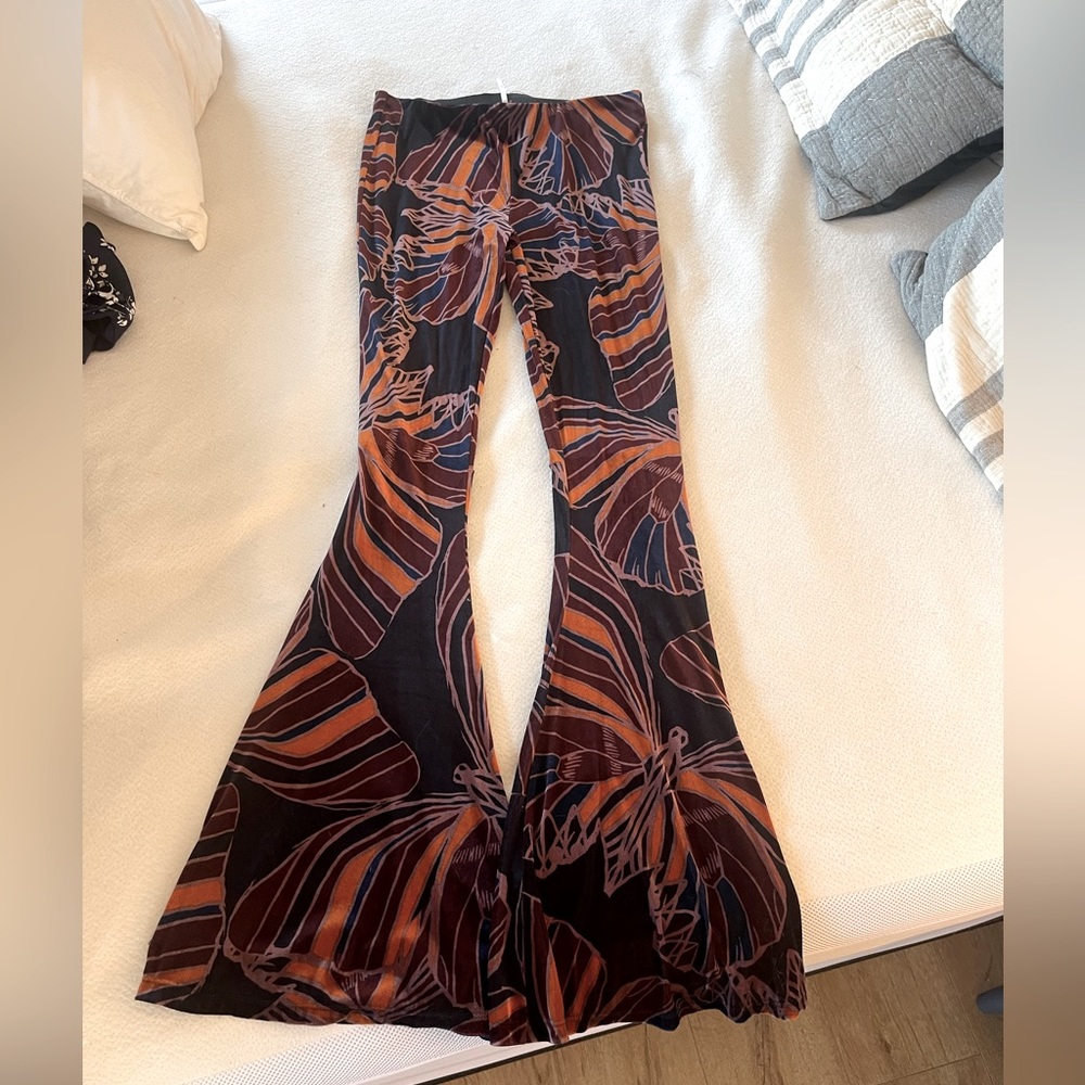 FP velvet bell bottoms